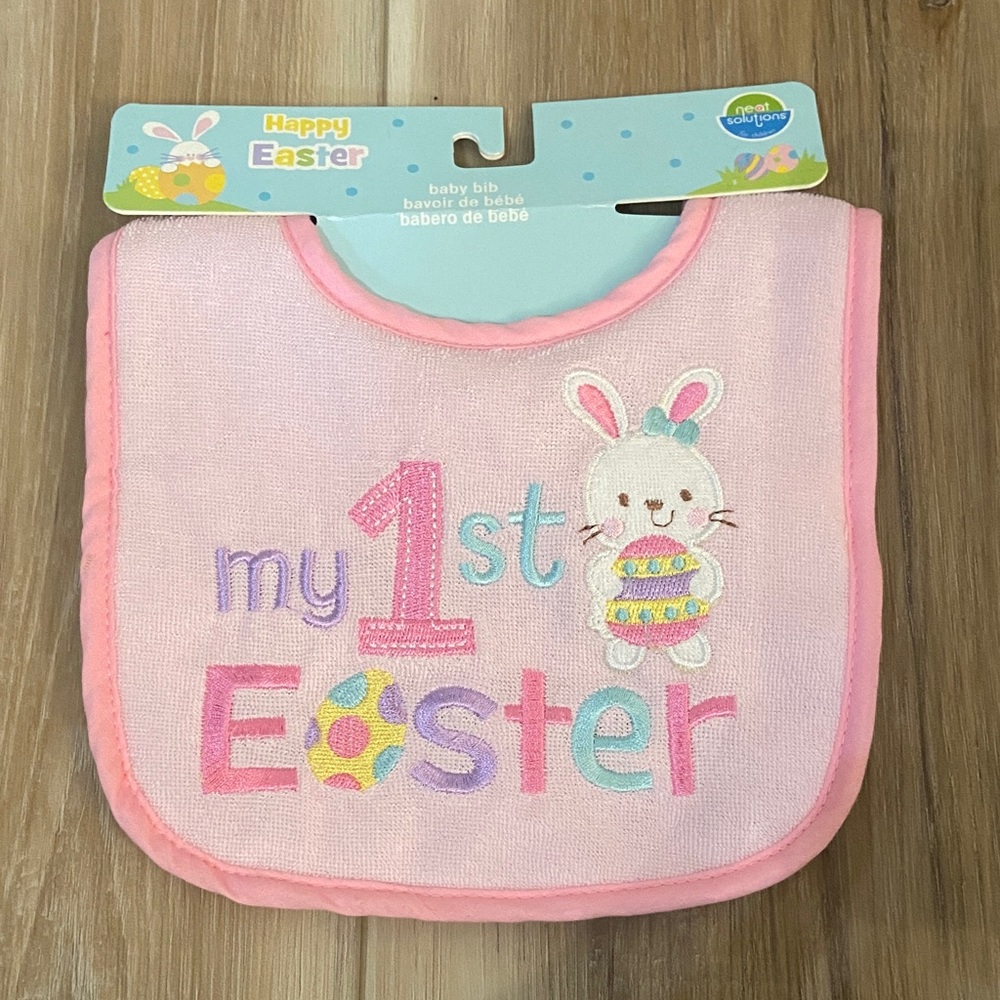 💙2/$5 NWT Easter Bib
